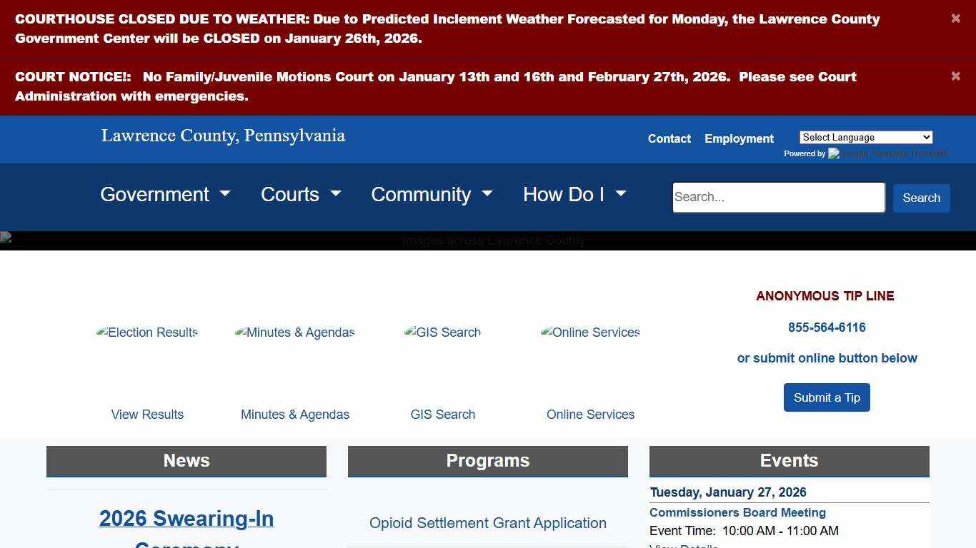 Lawrence County - Home